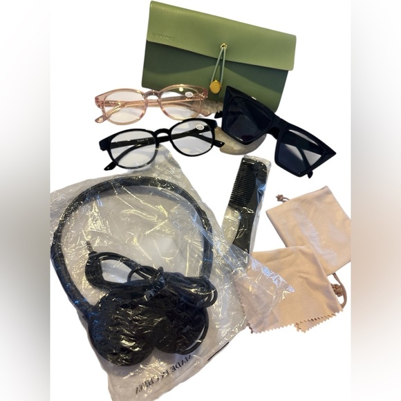 Accessories - 🔥 Stylish Eyewear Collection with Accessories Lot 7 pieces varied. 🔥
